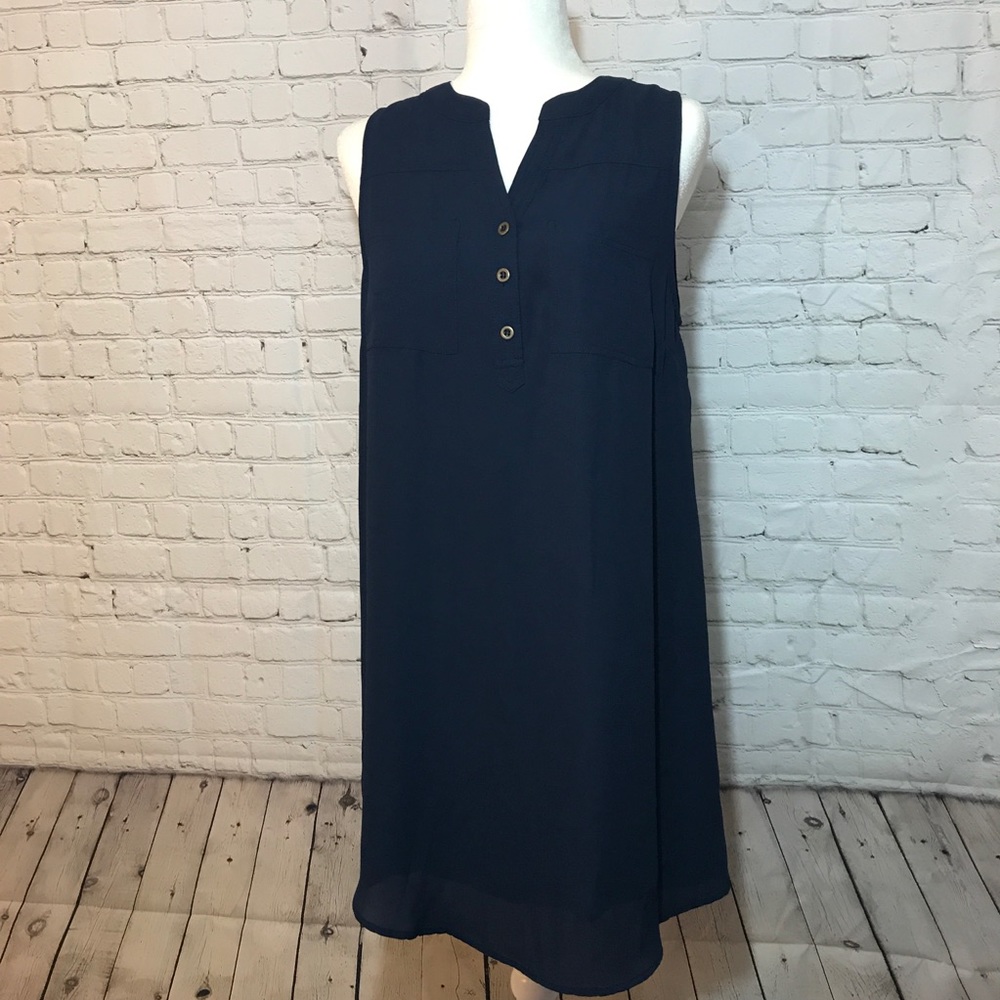 Sleeveless Shirtdress
